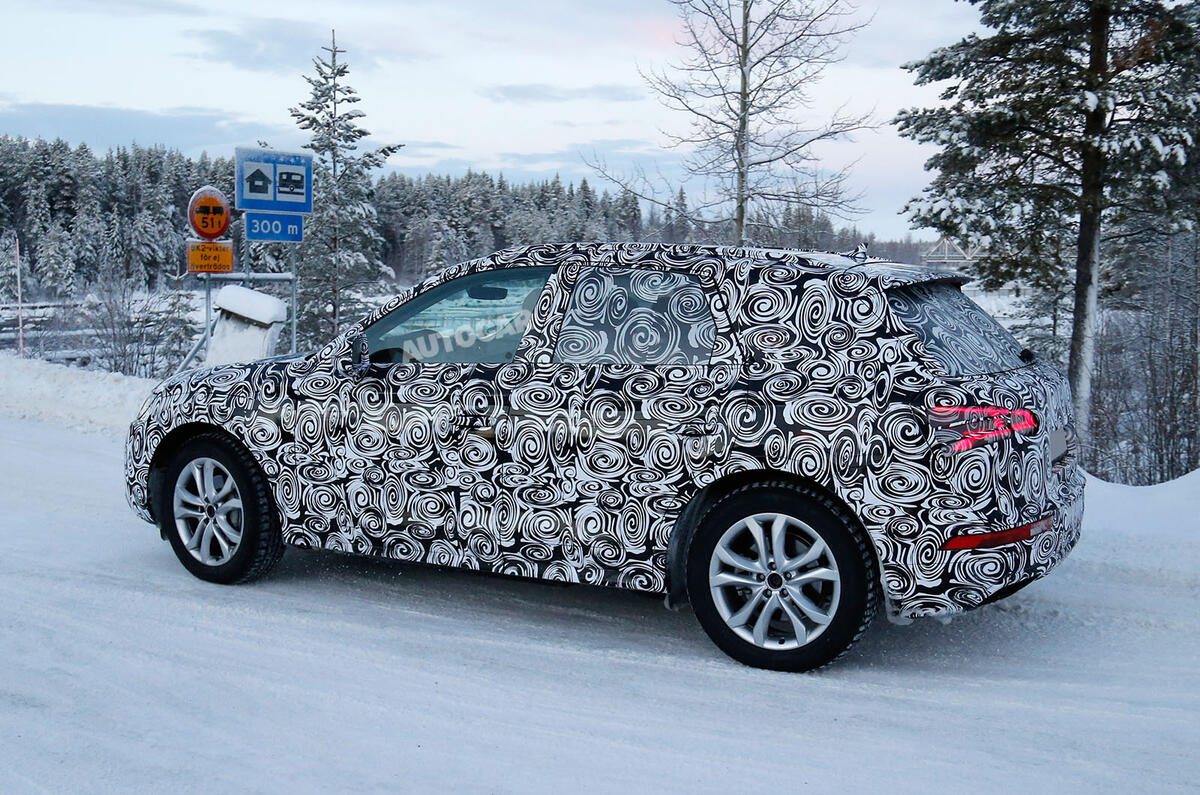 Audi Q5 spy shots winter testing