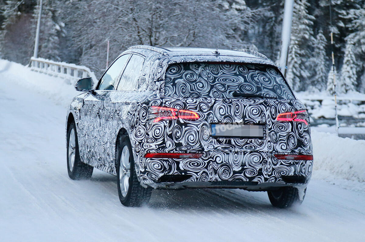 Audi Q5 spy shots winter testing