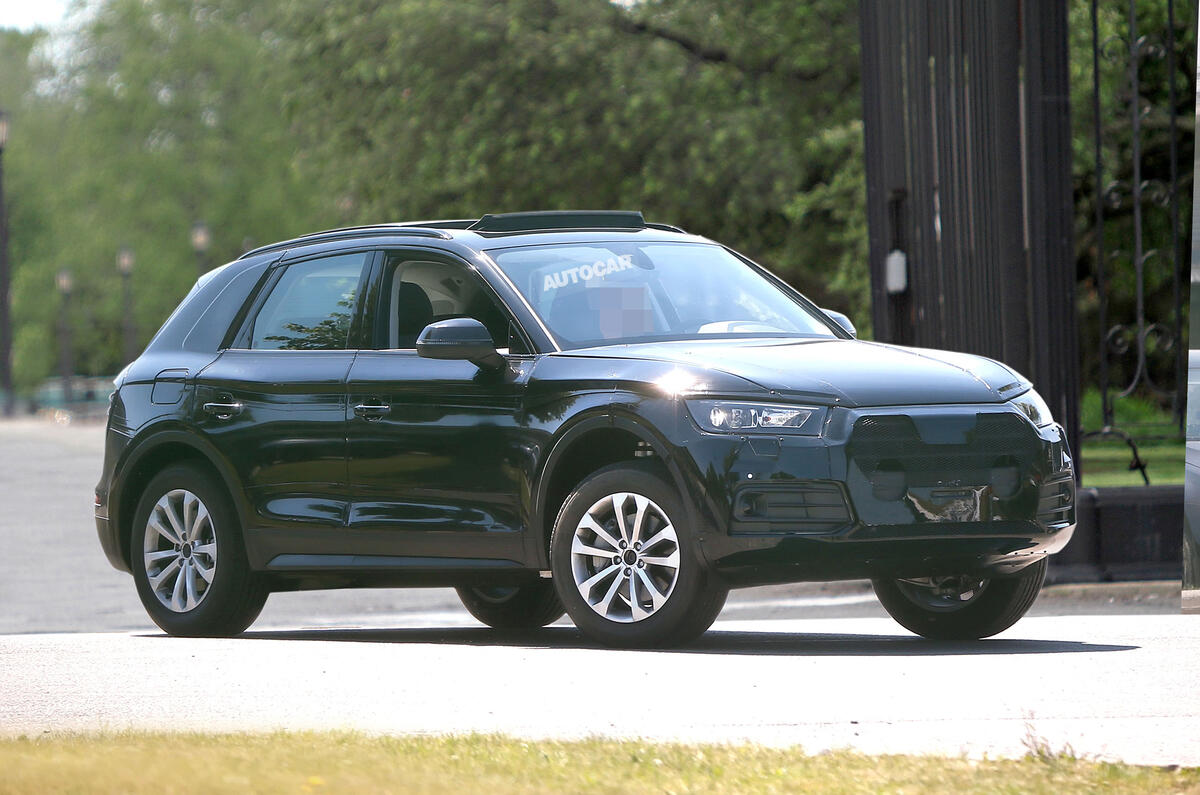 Audi Q5 spy shots testing