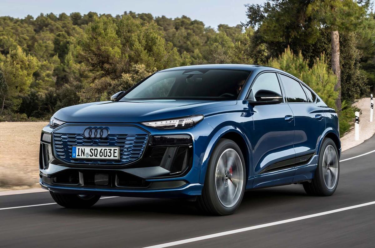 Audi Q6 etron sportback front three quarter Audi Q6 etron sportback front three quarter