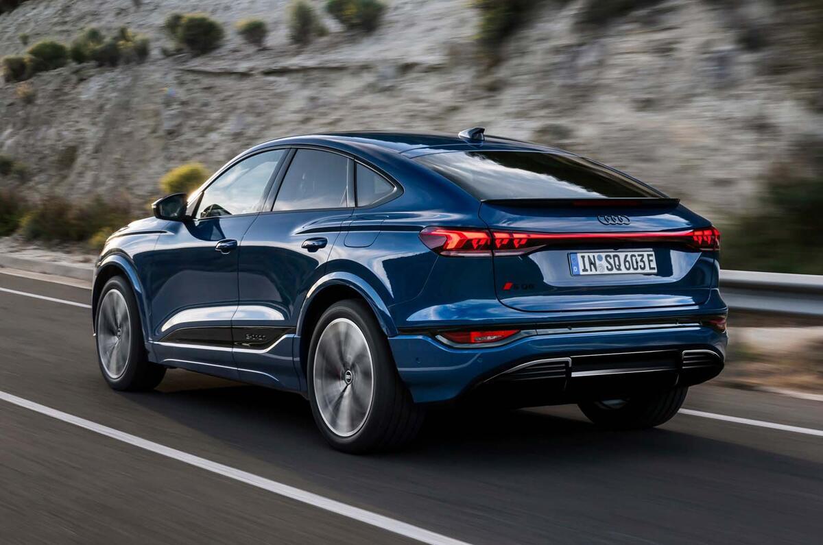 Audi Q6 etron sportbacl rear Audi Q6 etron sportbacl rear