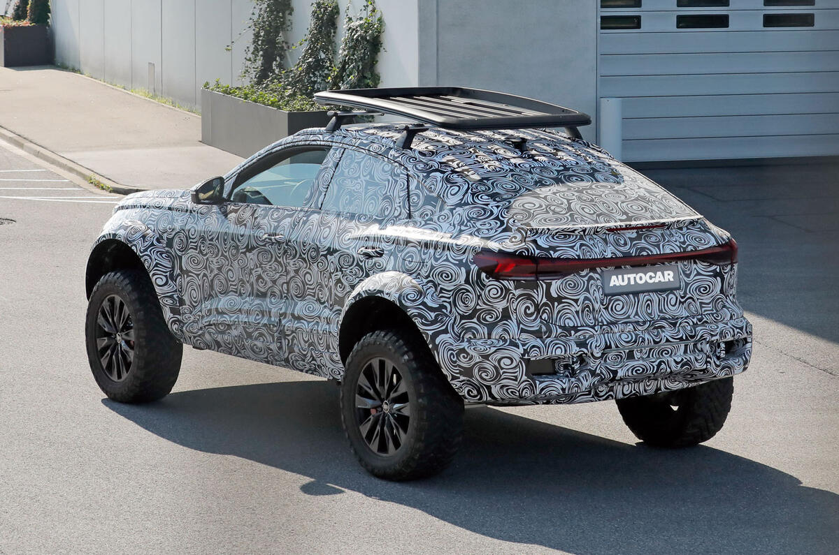 Audi Q6 mule rear quarter Audi Q6 mule rear quarter