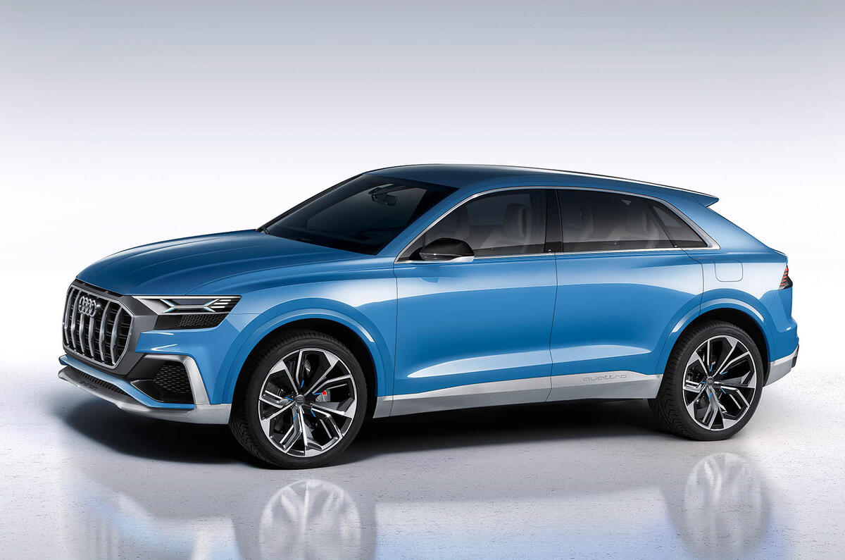 Futuristic Audi Q8 concept previews 2018 flagship model