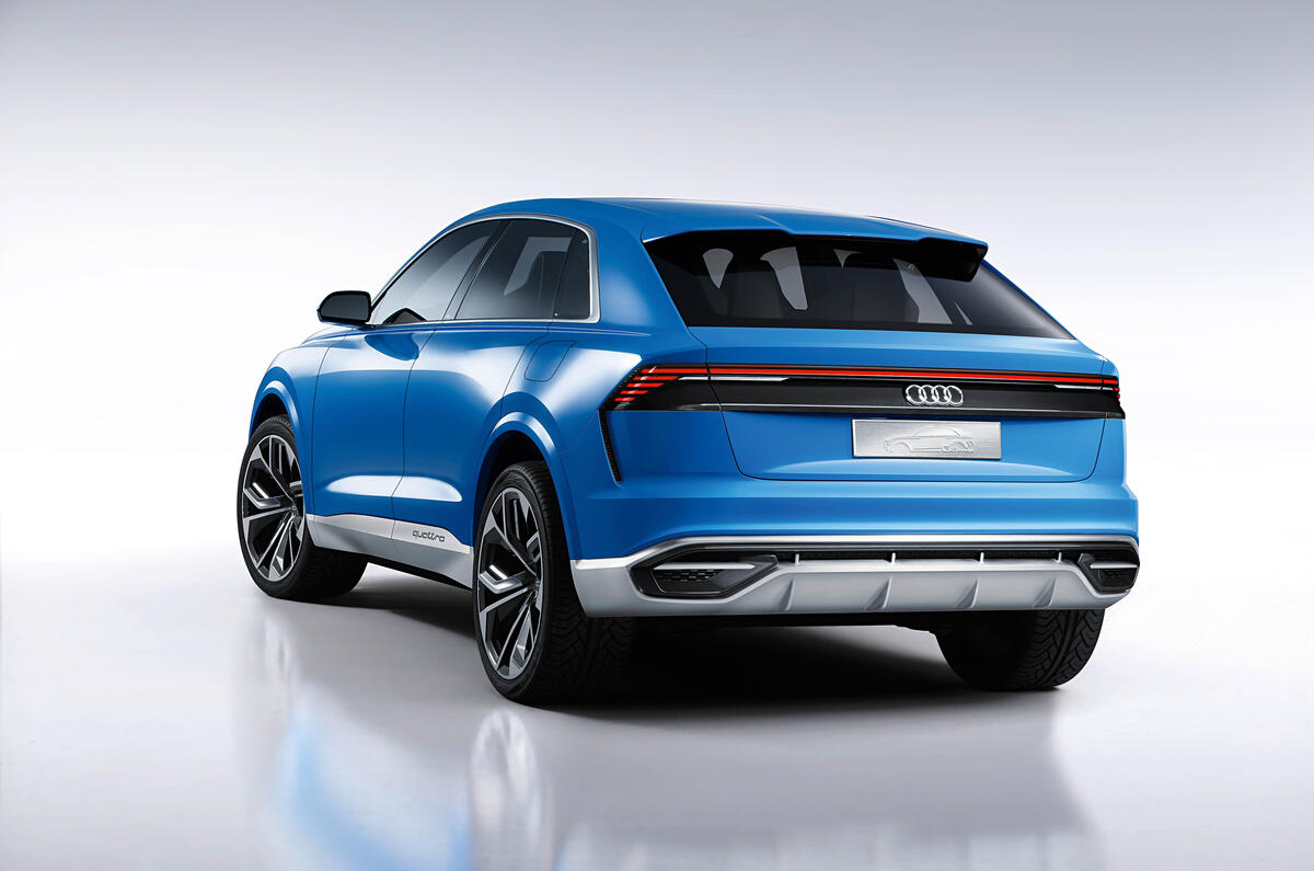 Futuristic Audi Q8 concept previews 2018 flagship model