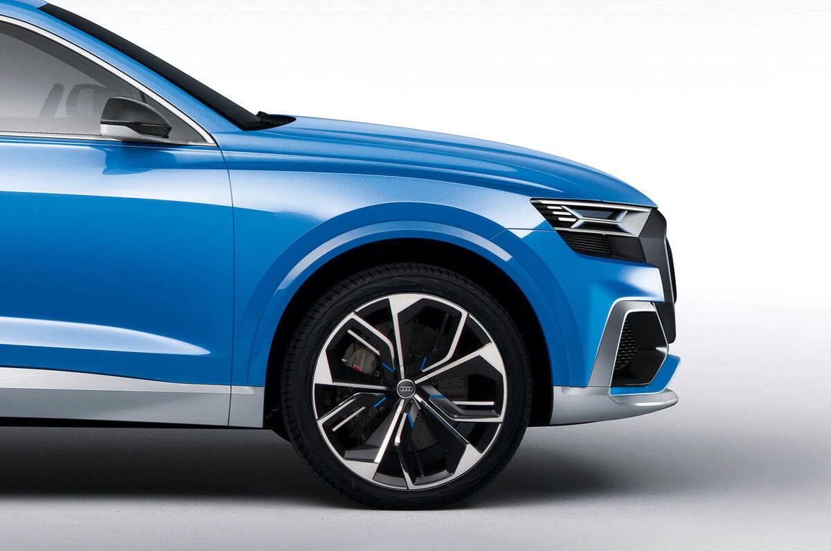 Futuristic Audi Q8 concept previews 2018 flagship model