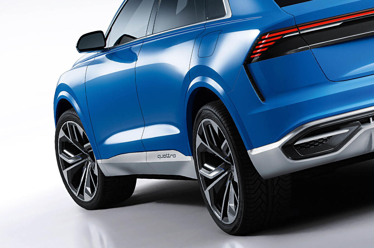 Futuristic Audi Q8 concept previews 2018 flagship model