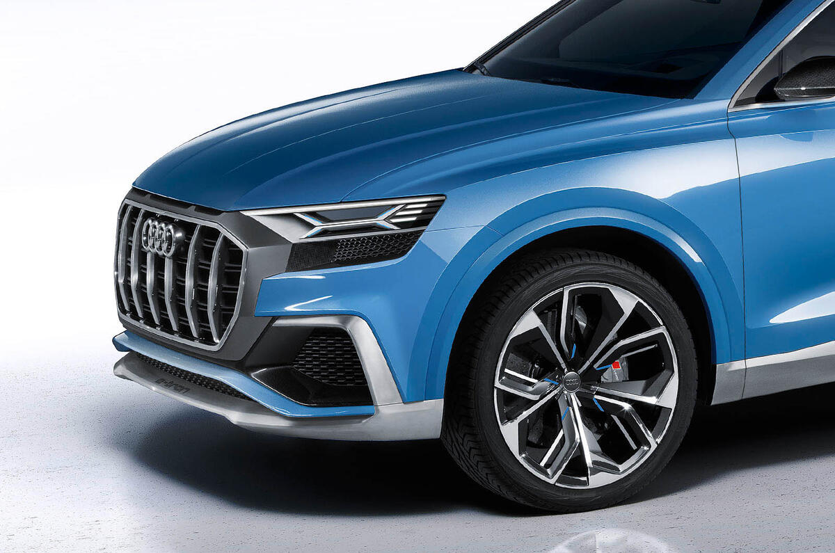 Futuristic Audi Q8 concept previews 2018 flagship model