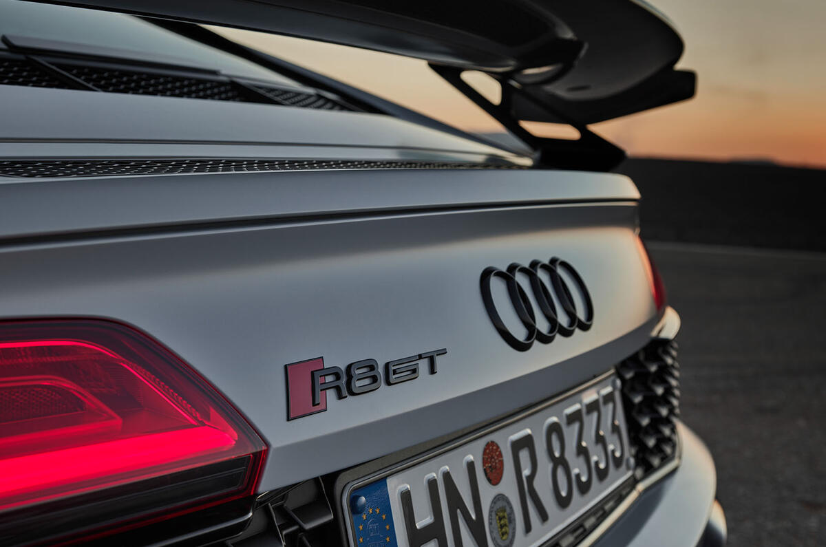 Audi R8 GT Badge Audi R8 GT Badge