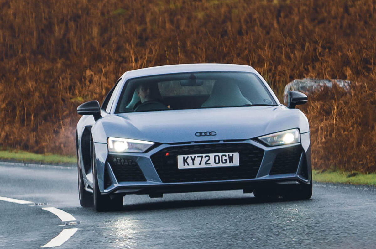 Audi R8 V10 Performance RWD Edition front cornering 3 Audi R8 V10 Performance RWD Edition front cornering 3