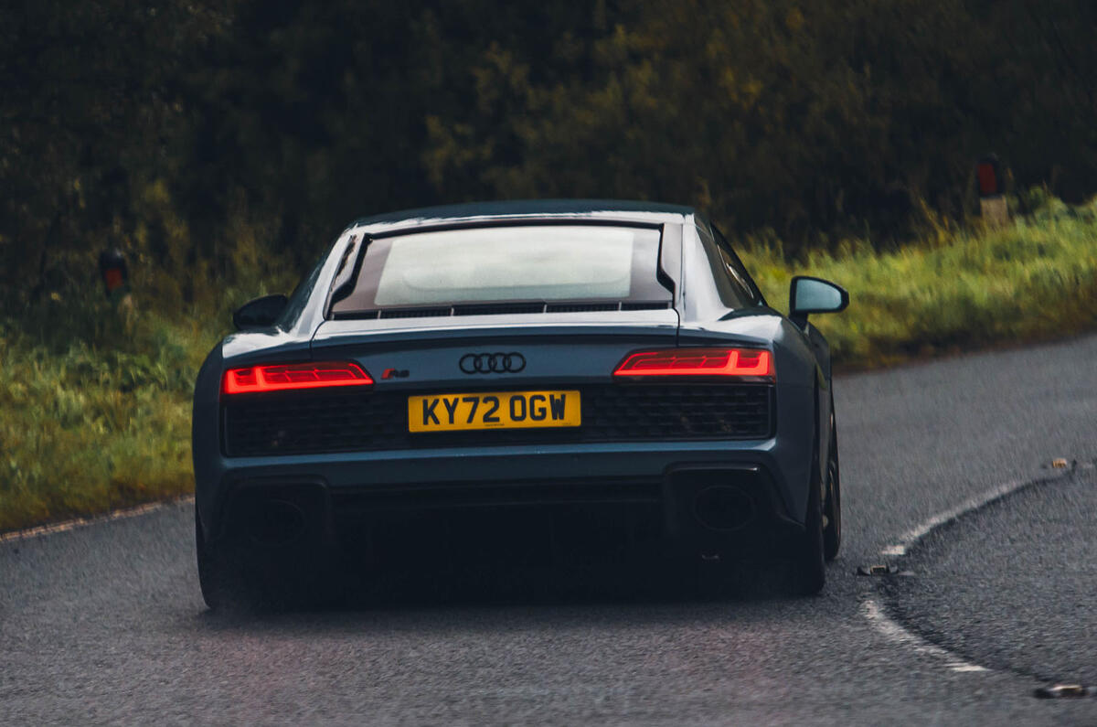 Audi R8 V10 Performance RWD Edition rear cornering 3 Audi R8 V10 Performance RWD Edition rear cornering 3