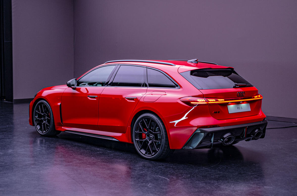 Audi RS5 Avant 2026 rear quarter