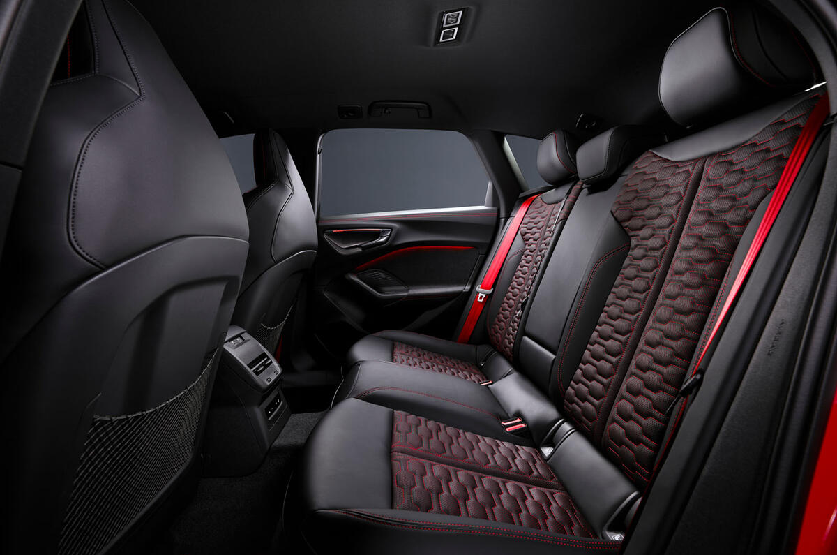 Audi RS5 Avant 2026 rear seats