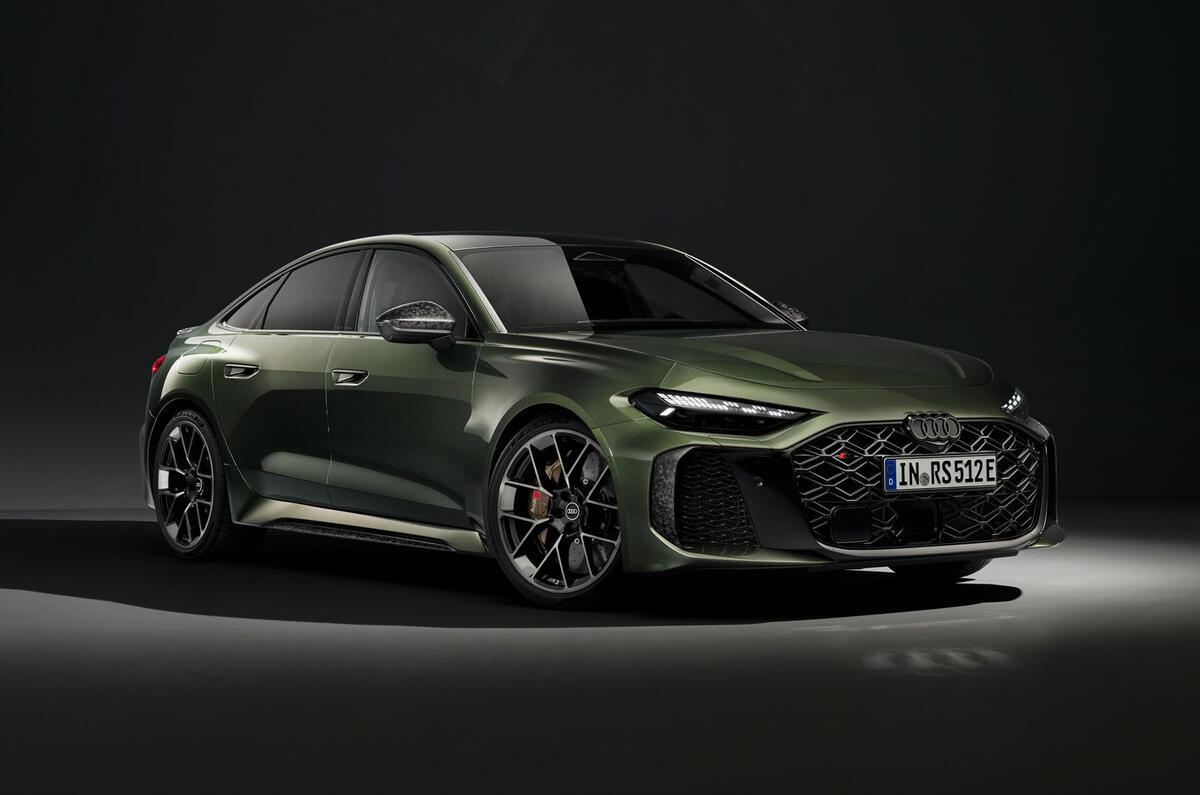 Audi RS5 Sportback 2026 front quarter