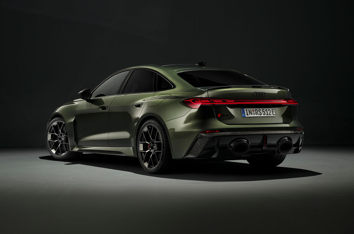 Audi RS5 Sportback 2026 rear quarter
