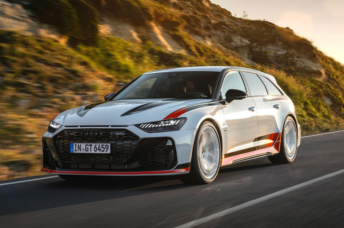 Audi RS6 GT front quarter tracking Audi RS6 GT front quarter tracking