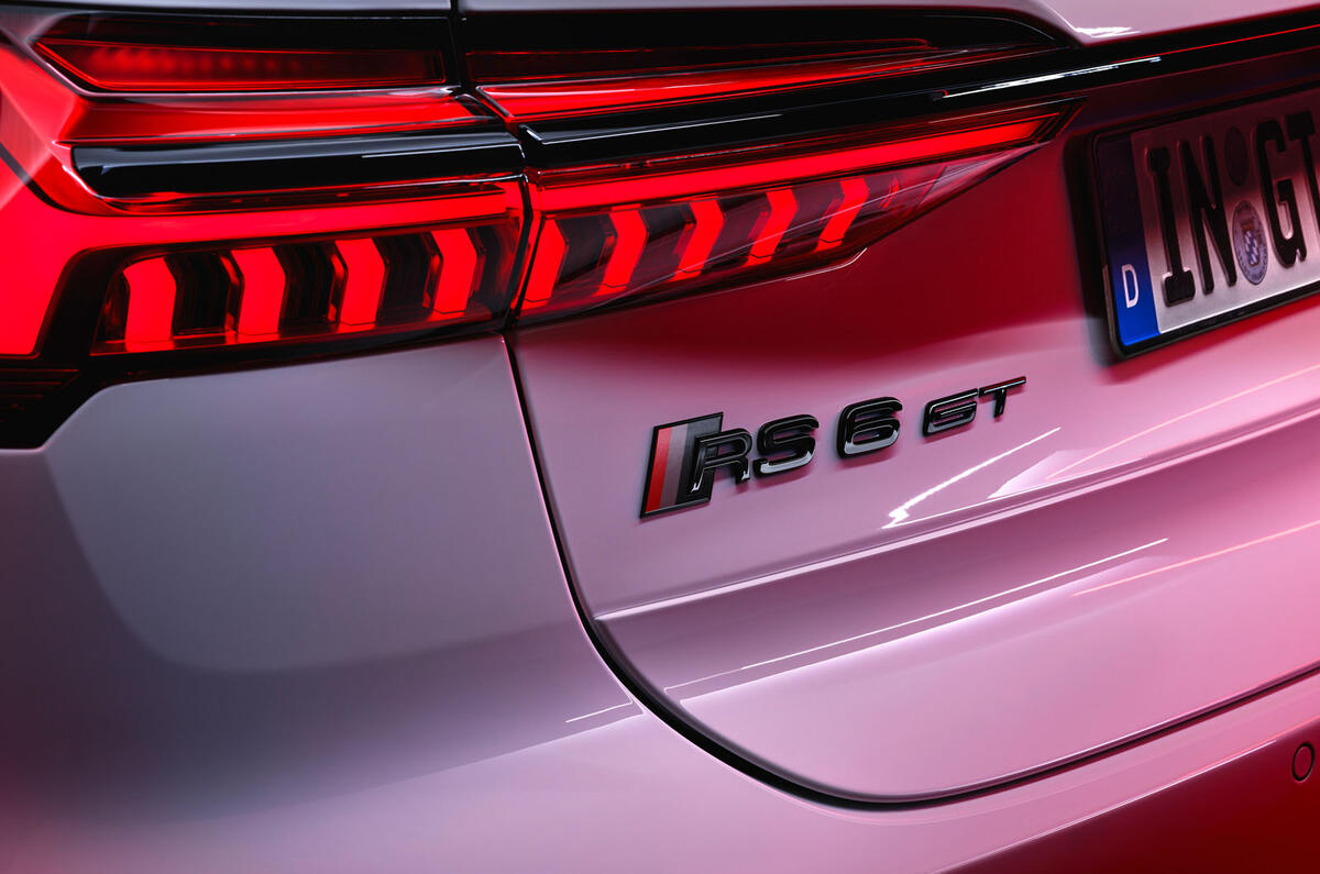 Audi RS6 GT rear detail Audi RS6 GT rear detail