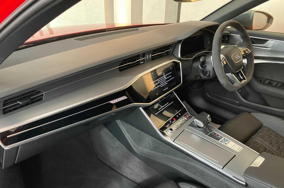 Audi RS6 Performance UK interior Audi RS6 Performance UK interior