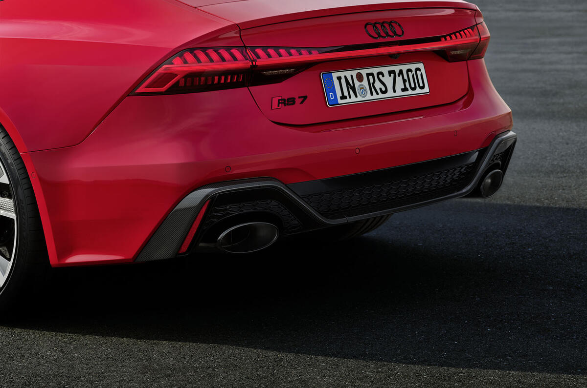 2020 Audi RS7 Sportback reveal - static rear detail