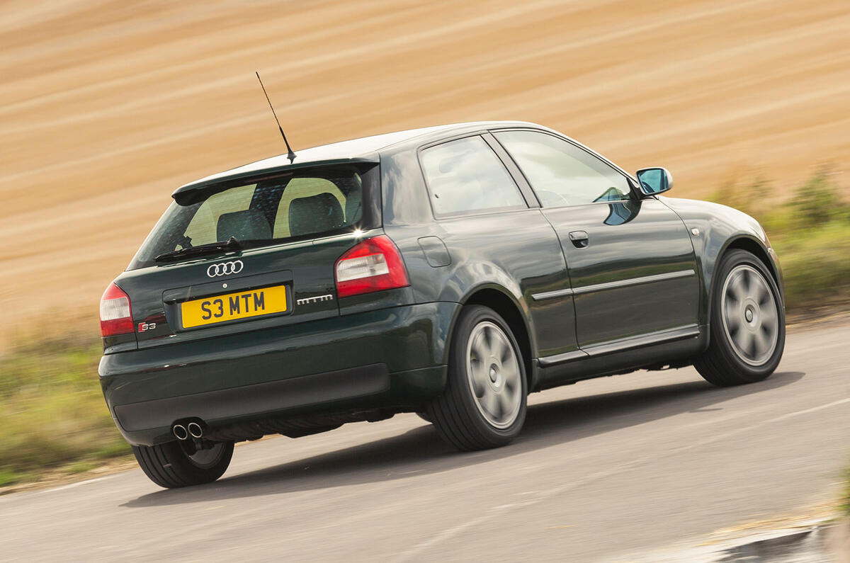 Audi S3 rear three quarter Audi S3 rear three quarter