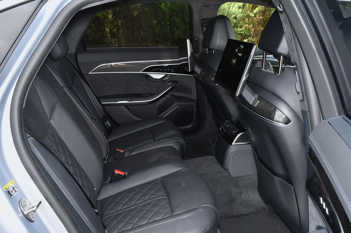 Audi S8 Quattro rear seats Audi S8 Quattro rear seats