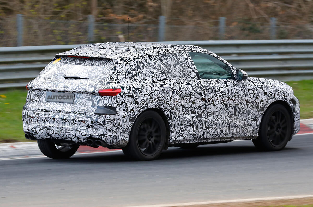 Audi SQ5 track rear three quarter Audi SQ5 track rear three quarter