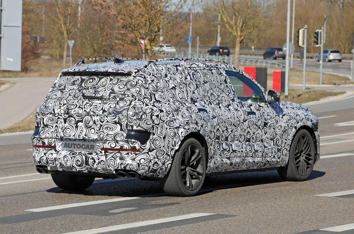 Audi SQ9 camo rear quarter Audi SQ9 camo rear quarter