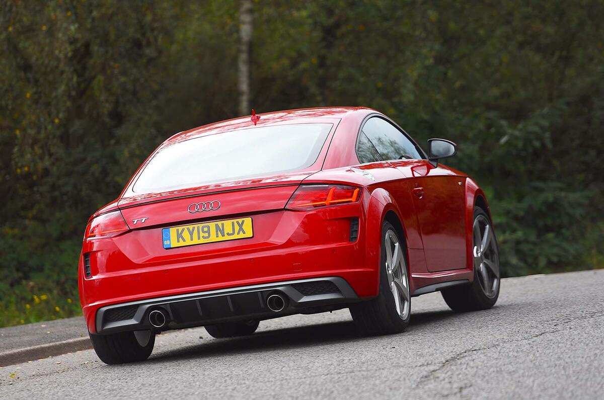 Audi TT rear three quarter Audi TT rear three quarter