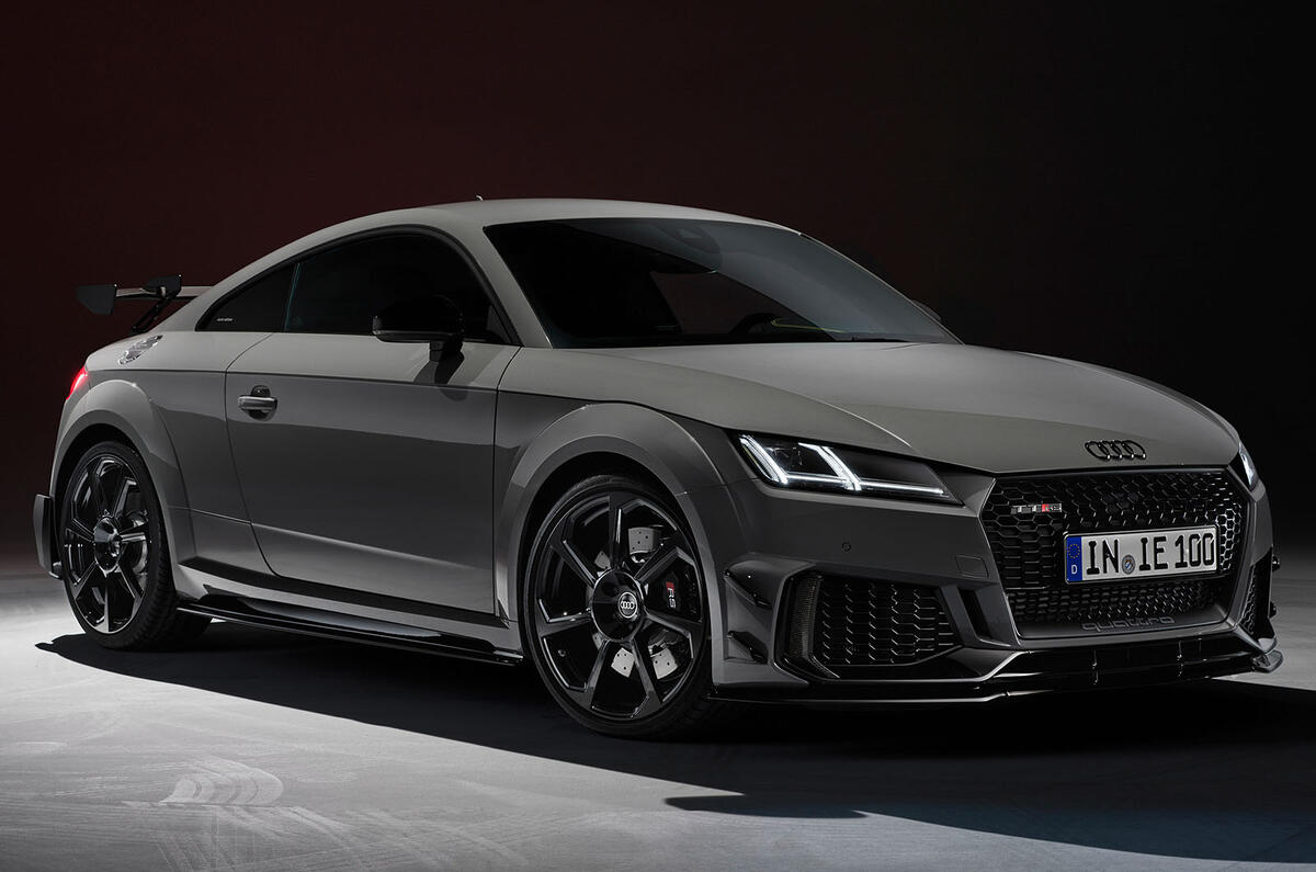 Audi TT RS Iconic front three quarter Audi TT RS Iconic front three quarter