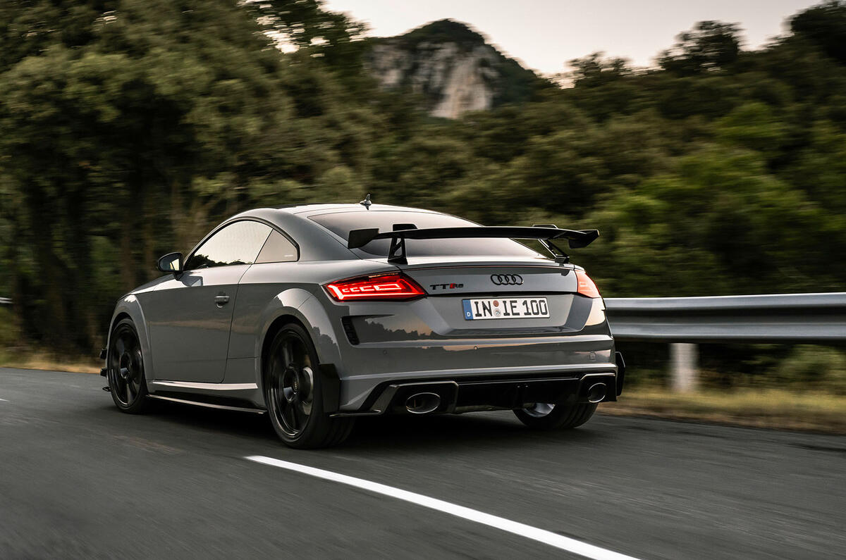 Audi TT RS Iconic rear left Audi TT RS Iconic rear left