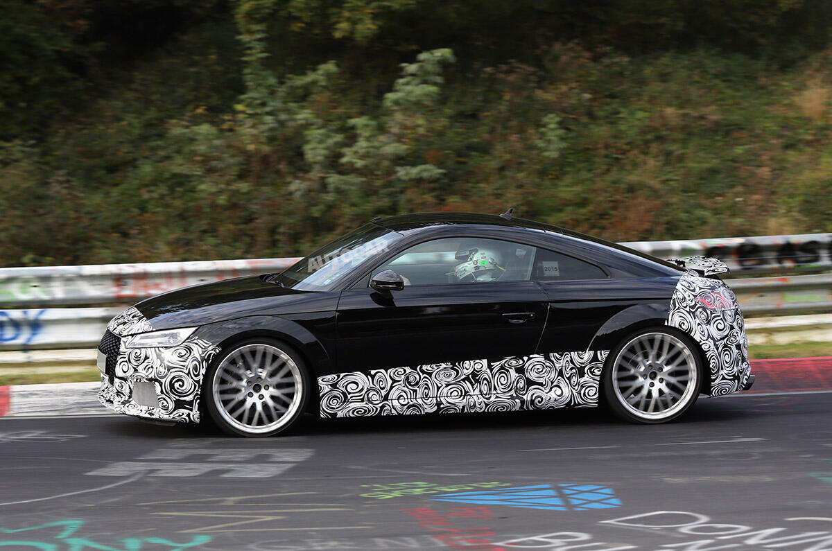 Audi TT RS testing