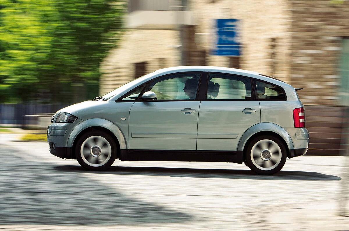 Audi A2 TDI side Audi A2 TDI side