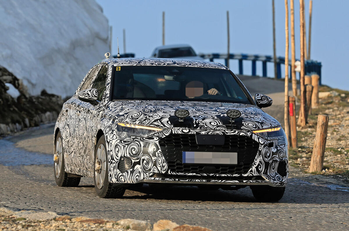 Audi A3 2020 spies front