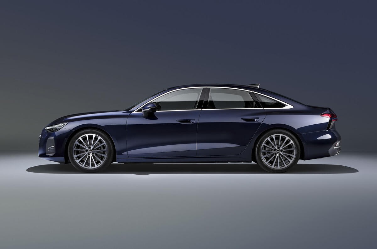 Audi A5 saloon side studio Audi A5 saloon side studio
