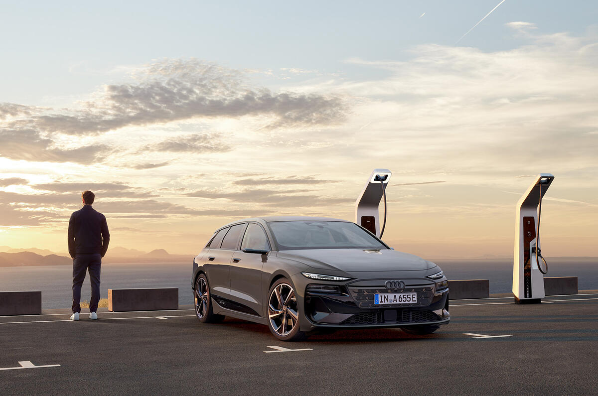 Audi A6 Avant e tron exterior front charging Audi A6 Avant e tron exterior front charging