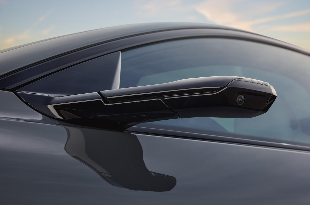 Audi A6 Avant e tron wing mirror detail Audi A6 Avant e tron wing mirror detail