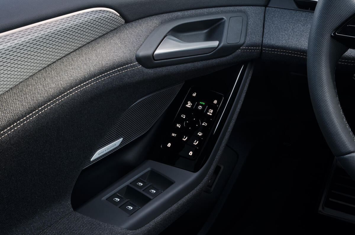 Audi A6 Sportback e tron interior door detail Audi A6 Sportback e tron interior door detail