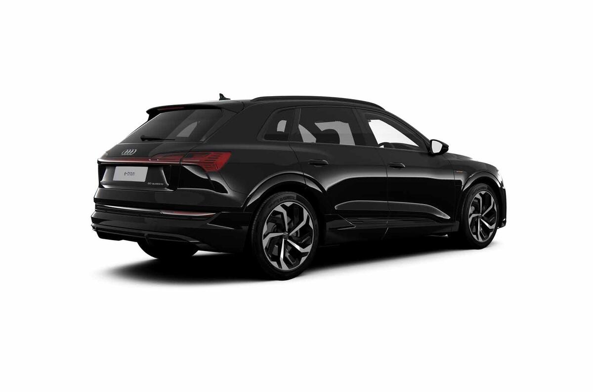 Audi E-tron Black Edition rear