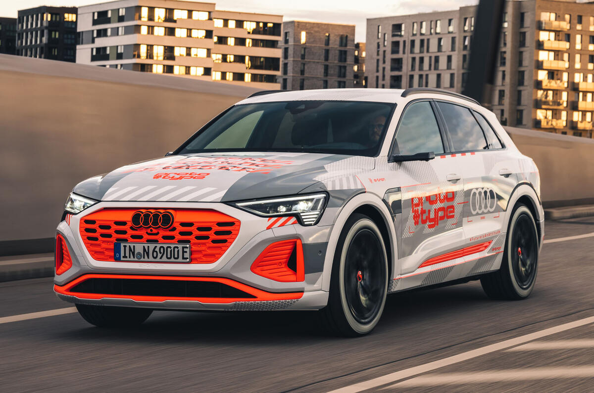Audi e tron prototype driving side