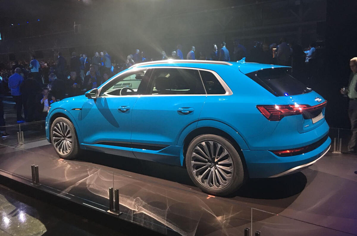 Audi E-tron 2019 official launch static side