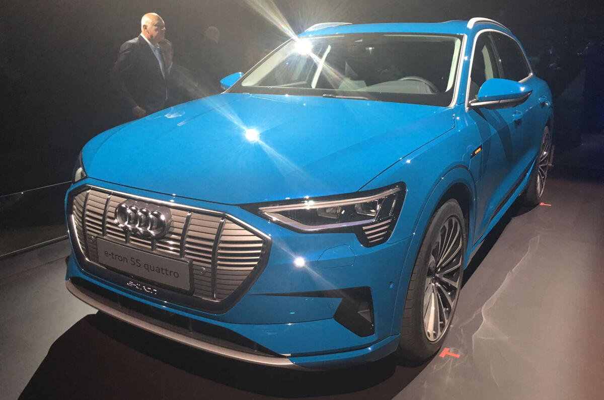 Audi E-tron 2019 official launch static static front right