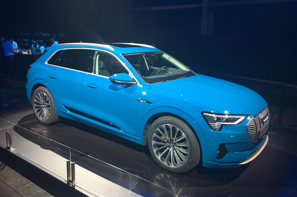 Audi E-tron 2019 official launch static front