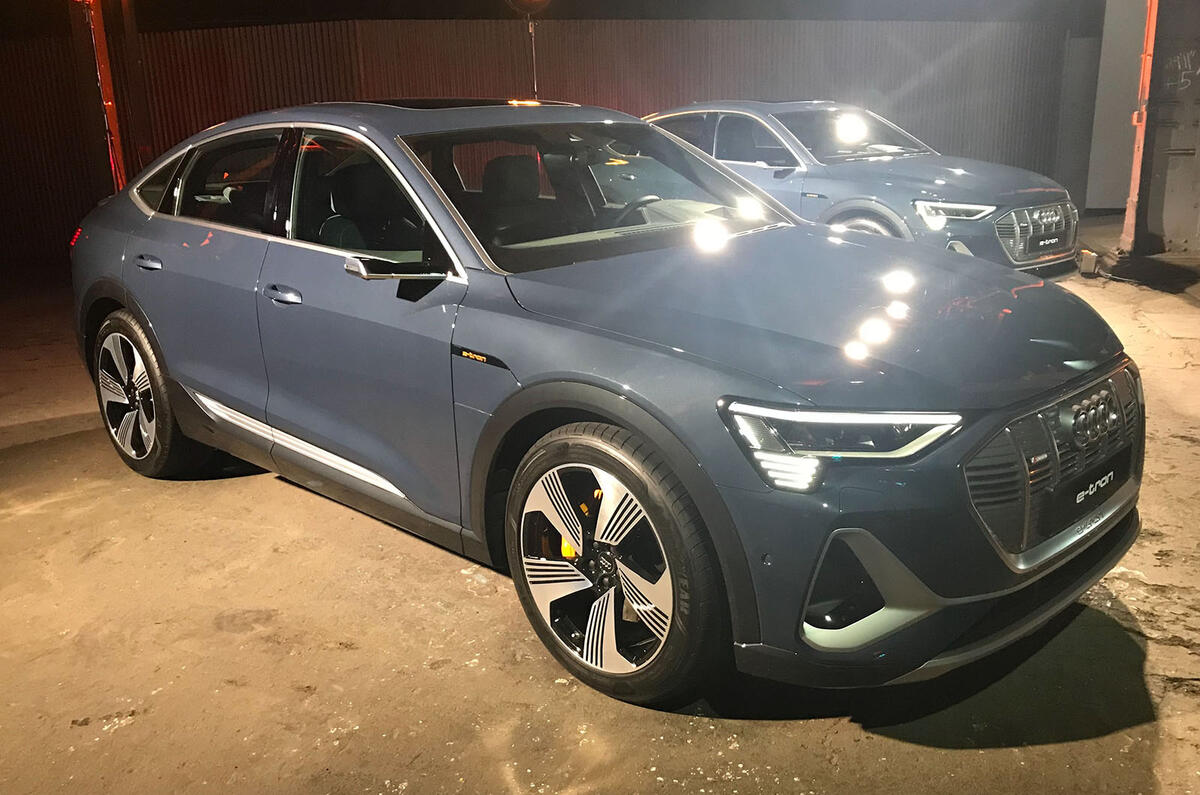 Audi E-tron Sportback front