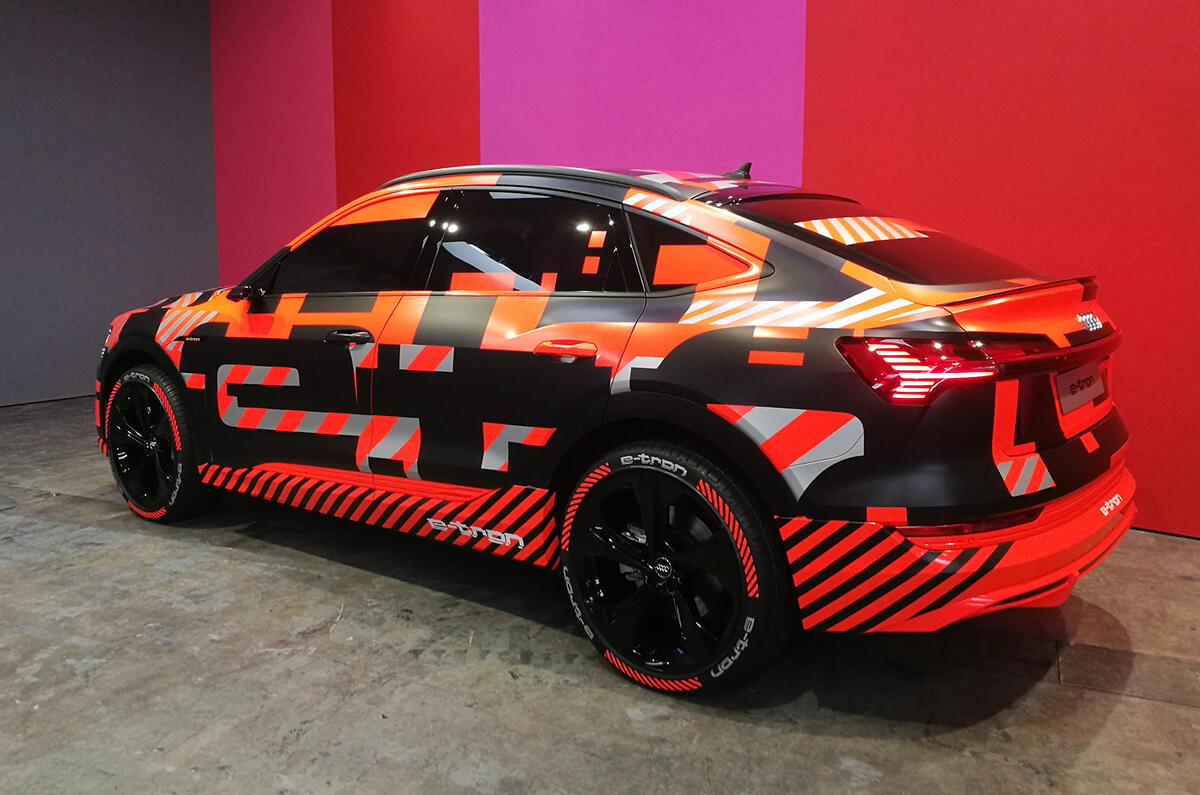 Audi E-tron Sportback Geneva motor show 2019 - rear