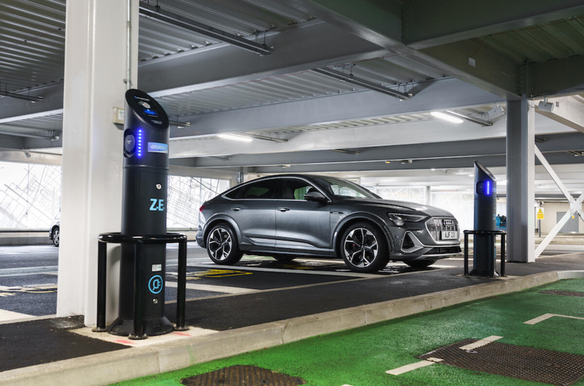 The UK's growing network of fast public chargers let you top-up while your car is parked The UK's growing network of fast public chargers let you top-up while your car is parked