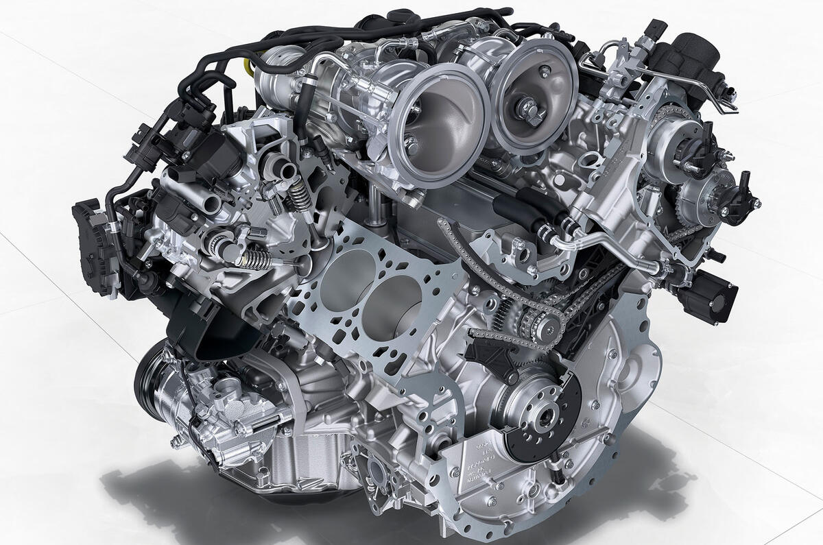 500bhp 2.9 V6 engine