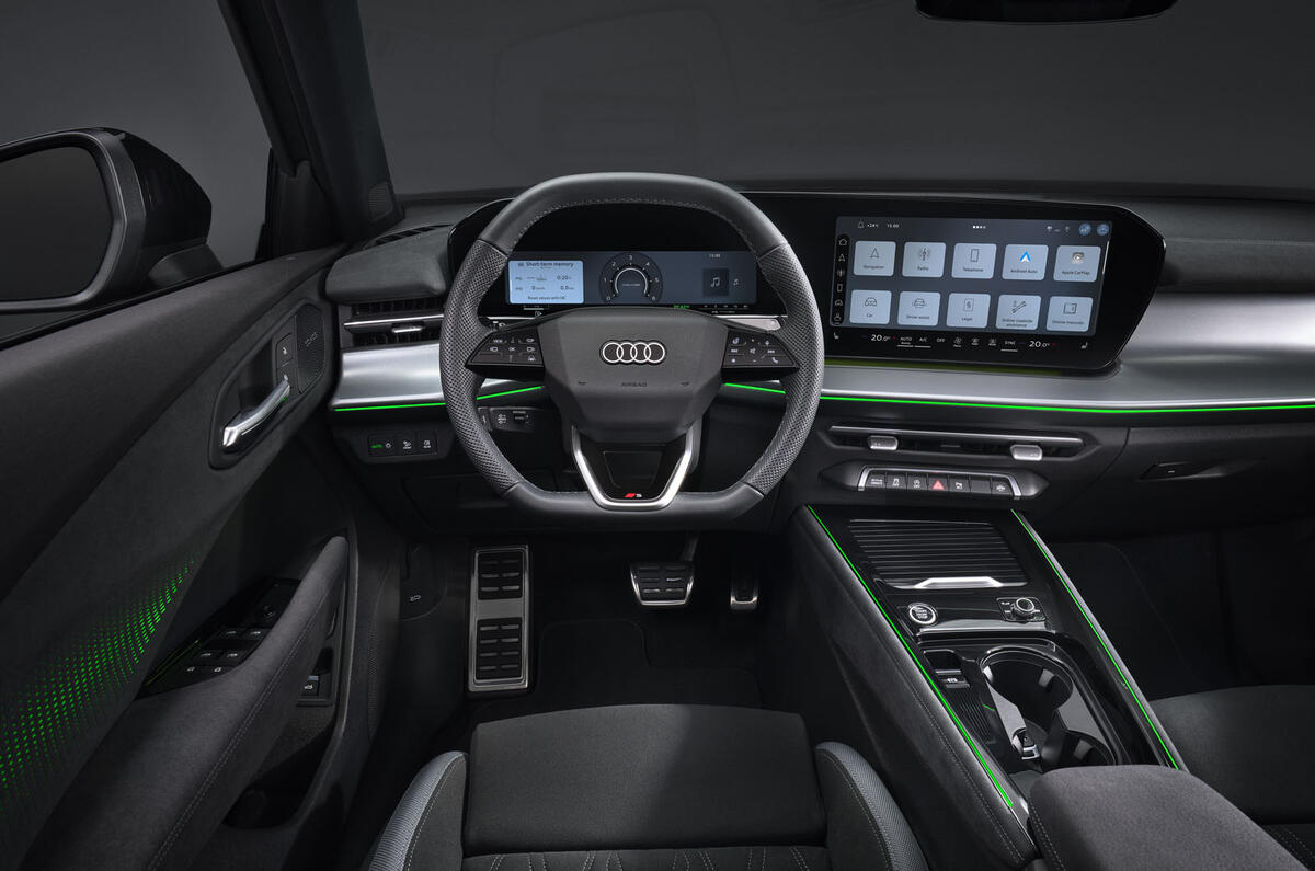 Audi Q3 2025 interior front Audi Q3 2025 interior front