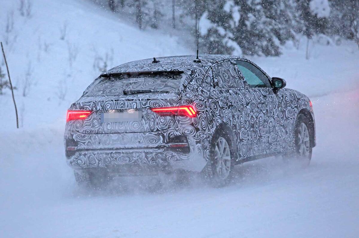 Audi RS Q3 Sportback spyshot