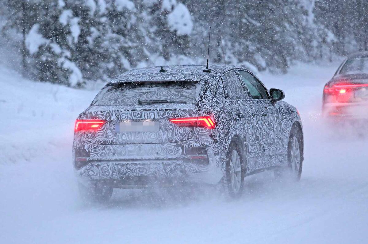 Audi RS Q3 Sportback spyshot