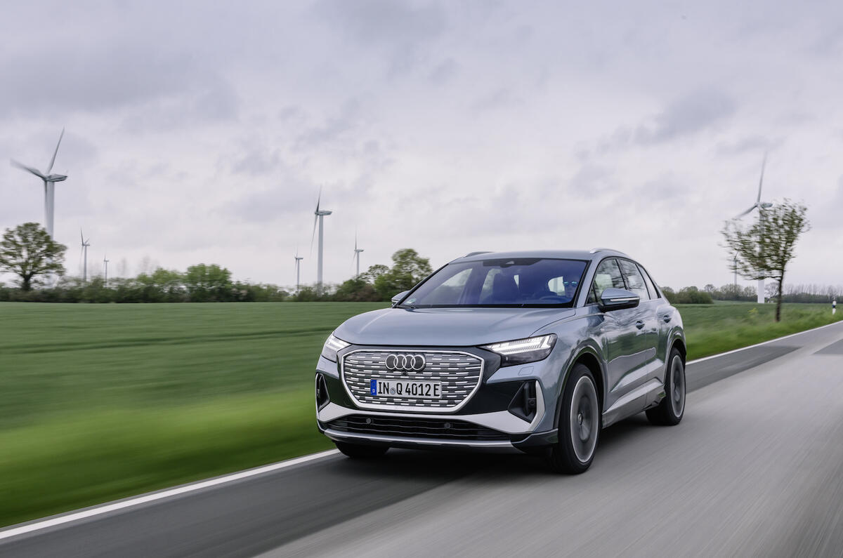 Power has been increased to 286PS on updated rear-wheel drive Audi Q4 45 e-tron models Power has been increased to 286PS on updated rear-wheel drive Audi Q4 45 e-tron models