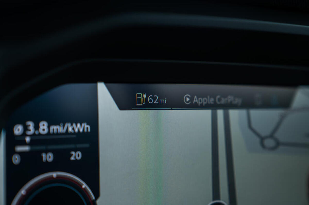 audi q4 e tron lands end range left